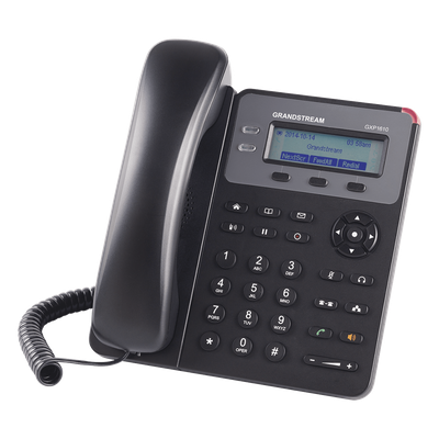 GRANDSTREAM - Teléfono IP / 1 Línea SIP / 2 Estados de Llamada / Pantalla LCD 132x48 / Puertos 10/100 Mbps / 3 Teclas XML Programables / Conferencia 3 Vías / EHS Plantronics