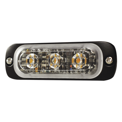 SIGNALPRO - Luz Auxiliar LED / 3 LED de Alta Potencia / 12 Patrones Programables / Sincronización 15 Unidades / IPX8 / SAE J595 Clase 1 / Multivoltaje 12~24 VCD / Ultradelgada 0.35 pulgadas (9 mm)