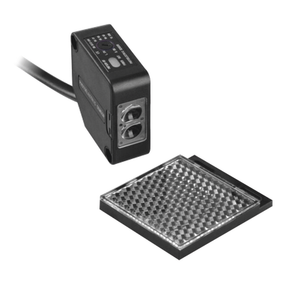 ACCESSPRO - Detector Fotoeléctrico / Alcance Ajustable 0-7 m (0-23 ft) / Salida Relevador 24 VCC @ 3A / IP65 / LED de Alineación / 12-24 VCC