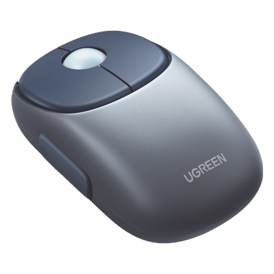UGREEN - Mouse Inalámbrico / Bluetooth 5.0 y 2.4 GHz / 3 Dispositivos Simultáneos / 4 Niveles DPI hasta 4000 / Recargable USB-C / Alcance 10 m (32.8 ft) / 5 Botones