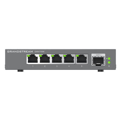 GRANDSTREAM - Switch Multi-Gigabit No Administrable / 5 Puertos RJ45 100/1000/2500Mbps / 1 Puerto SFP+ / 45 Gbps / 4.76 x 3.15 x 1.06 pulgadas