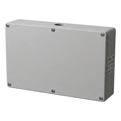 LINKEDPRO - Gabinete de Resguardo para DVR / 41 x 26 x 7 cm / Lámina Calibre 22 / Montaje en Pared / 4 Accesos de Cableado / Interior