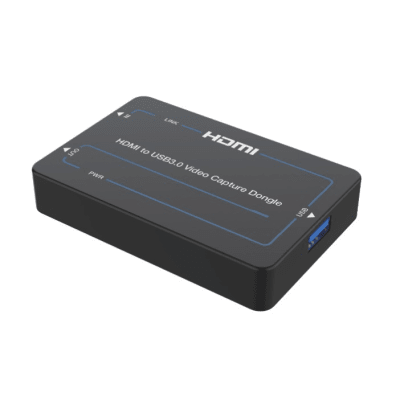EPCOM PROAUDIO - Adaptador de Captura de Video HDMI a USB 3.0 | 4K60 HDMI Entrada | 1080p60 USB Salida | HDCP 2.2 | 18 Gbps Ancho de Banda | Plug and Play | Compatible Windows Linux macOS
