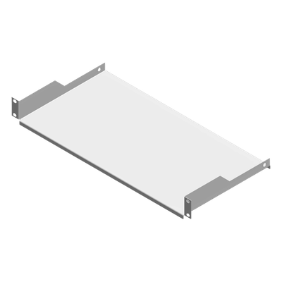 LINKEDPRO - Charola para Rack / 19" / 2 Postes / 1U / 23 cm (9.1 ft) de Profundidad / Carga 3 kg / Color Blanco