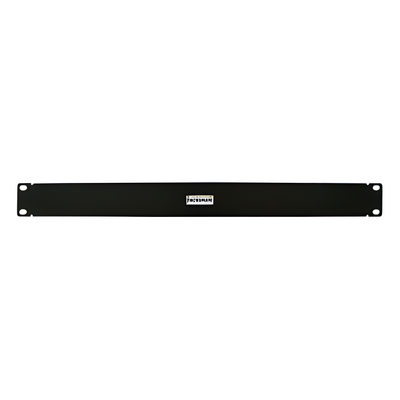 THORSMAN - Panel ciego para rack / 1UR / 19in / Acero calibre 18 / Acabado negro semi-mate