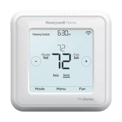 HONEYWELL HOME RESIDEO - Termostato Programable T6 Pro Z-Wave® / Compatible con Sistemas de Bomba de Calor 3H/2C y Convencionales 2H/2C / Sensor Exterior / Z-Wave Plus Certificado / SmartStart / 5 Años de Garantía