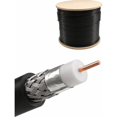LINKEDPRO - Rollo de 100 Metros de LP400 de 50 Ohms | Cable Coaxial Profesional