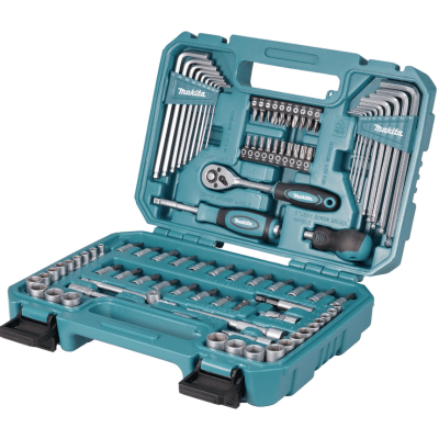 MAKITA - Juego de Herramientas manuales de 1/4 in con 91 piezas