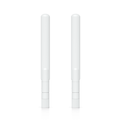 UBIQUITI - Par de Antenas Omnidireccionales Ideales para el UK-Ultra. Incluye dos Antenas de Doble Banda con 3 dBi en 2.4 GHz y 4 dBi en 5 GHz