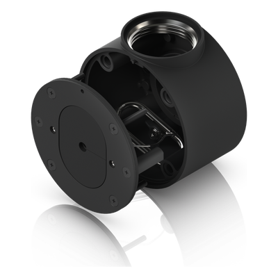 UBIQUITI - Caja de Conexiones Antimanipulación / Cámaras Dome y Turret / Conduit 3/4" / Montaje Superficie, Poste y Colgante / Aluminio y Policarbonato / Compatible UVC-G5/G6