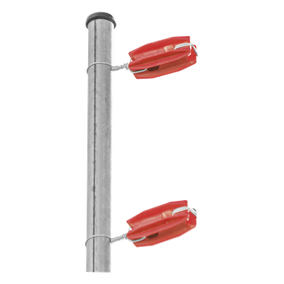 SFIRE - Aislador de Esquina para Cerco Eléctrico / Aislamiento 18 kV / Resistencia 7.5-10.2 kg / Anti UV / 66 mm x 31.6 mm