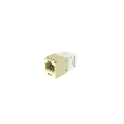 PANDUIT - Conector Jack RJ45 Estilo TG, Mini-Com, Categoría 6, de 8 Posiciones y 8 Cables, Color Marfil