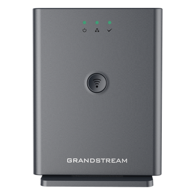 GRANDSTREAM - Estación Base VoIP DECT / 10 Teléfonos / 20 Cuentas SIP / Alcance Exterior 400 m (1312.3 ft) / Alcance Interior 50 m (164 ft) / PoE Integrado