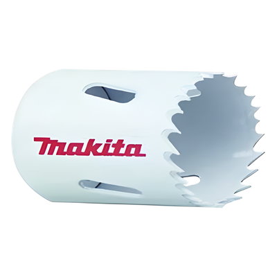 MAKITA - Broca sierra bimetálica / 1-3/8" (35mm) / Mango hexagonal / Metal y madera