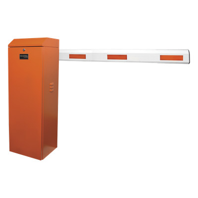 ACCESSPRO - Kit de Barrera Vehicular Derecha Color Naranja y Brazo de 3 m