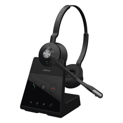 JABRA - Engage 65 stereo con conexión DECT y USB, ideal para entornos con necesidad de seguridad o de mucha densidad (9559-553-125)
