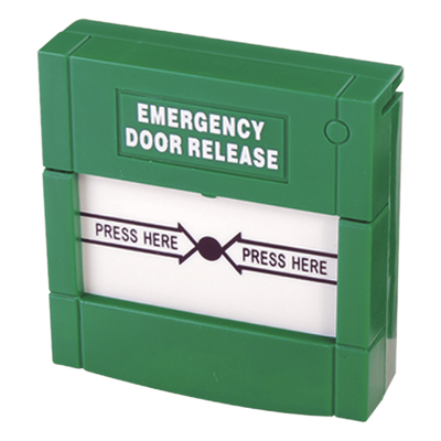 ACCESSPRO - Botón de Emergencia Manual / Cubierta Enclavada / Contacto NO/NC / 24 VCC / 85 x 85 x 50 mm