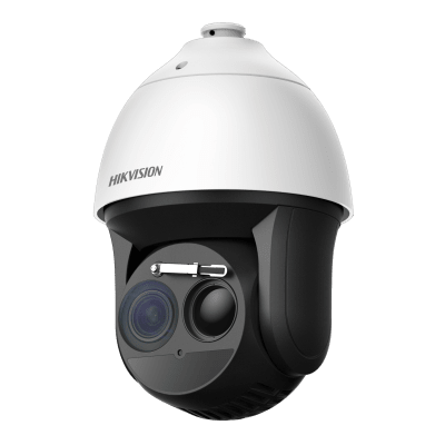 HIKVISION - PTZ IP Dual / Lente Térmico 9mm / Lente óptico 4 Megapixel / 40X Zoom / 200 mts IR / WDR 120dB / Exterior IP66 / MicroSD