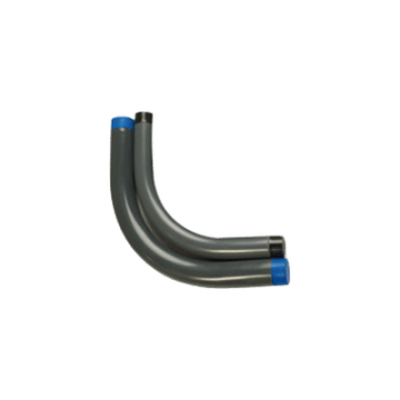 RAWELT - Codo Conduit Rígido de Aluminio de 2" (50.8 mm) con Recubrimiento de PVC.