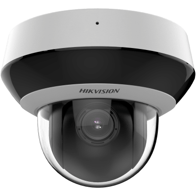 HIKVISION - Mini Domo PTZ IP 6 Megapixel / 4X Zoom / Micrófono y Bocina Integrada / ACUSENSE / H.265+ / 20 mts IR EXIR / WDR / PoE / IK10 / IP66 / DarkFighter /  / Micro SD