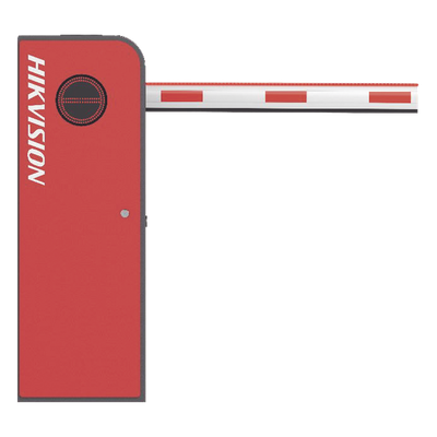 HIKVISION - Barrera Vehicular DERECHA / Brazo con Iluminación LED de 4 mts Incluido  / 2.5 Seg para Apertura / Cierre Automático con Tiempo Configurable / 5,000,000 MCBF / Compatible con Cualquier Control de Acceso