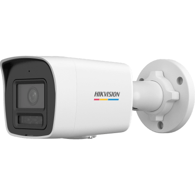 HIKVISION - [ColorVu 3.0 + MD 3.0] Bala IP 4 Megapixel / Lente 2.8 mm / Dual Light (30 mts IR + 30 mts Luz Blanca) / Micrófono Integrado / Exterior IP67 / WDR / PoE / Micro SD