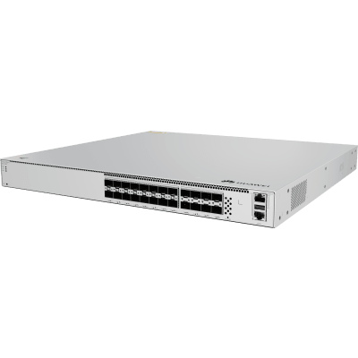 HUAWEI - Switch eKit Core para Fibra Óptica Administrable Capa 3 / 16 puertos SFP 10 Gbps + 8 Puertos SFP28 25 Gbps / Capacidad de Conmutación 1,120 Gbit/s /  Gestión Gratuita desde la Nube / Sin Licenciamiento / Ruteo Dinamico (RIP, OSPF, IS-