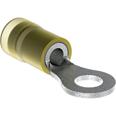 PANDUIT - Terminal de Ojillo Aislada / Calibre 10 AWG / Orificio 6.35 mm (1/4") / Paquete 500 pz