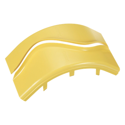 PANDUIT - Tapa de Bajada Vertical Exterior de 90° / Radio de Curvatura 50.8 mm / Canaleta 6x4 FiberRunner™ / Material PC/ABS Resistente a UV / Altura 220.2 mm (0.72 ft)