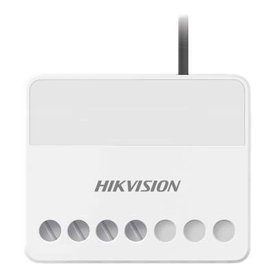 HIKVISION - Relevador Inalámbrico / Control Remoto 433 MHz / 100-240 VCA / 13 A Máx. / LED Estado