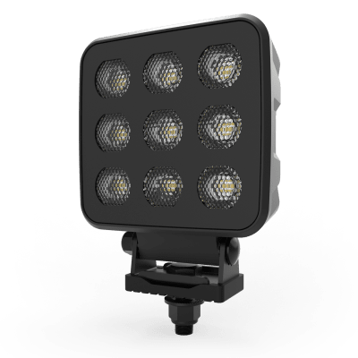 ECCO - Luz de Trabajo Ultra brillante Cuadrada, 9 LED, 6803 Lúmenes, 12-24 Vcd