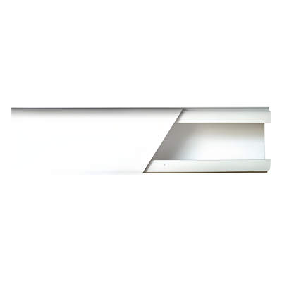THORSMAN - Canaleta PVC / 1 Vía / 20 x 17 mm / Tramo 2.5 m / Autoextinguible / Resistencia UV 500 hrs / -20°C a +85°C