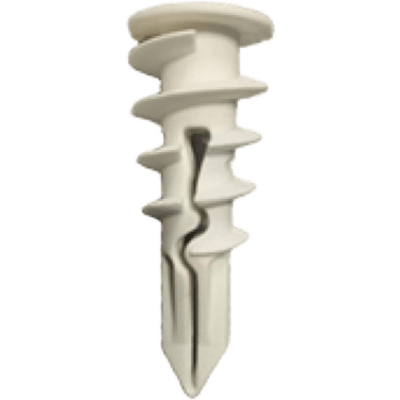 THORSMAN - Taco Auto-Perforable / Resistencia 35 kg en Panel Yeso 1/2" / Punta Expandible / Nylon con Fibra de Vidrio / 42 mm Altura / 40 Piezas