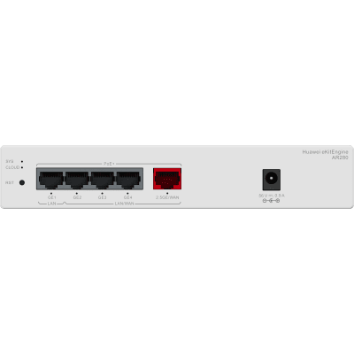 HUAWEI - Router eKit para 150 clientes / Controladora para 16 APs / 5 Puertos PoE+ (1 WAN 2.5 Gbps + 1 LAN Gigabit + 3 LAN/WAN gigabit) / Presupuesto PoE 41W / Gestión en la nube / Libre de licenciamiento
