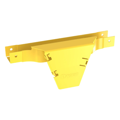 PANDUIT - Accesorio en T / Conexión Horizontal a Bajada Vertical 90° / Canaleta 2x2 / Radio de Curvatura 50.8 mm (2 in) / Color Amarillo