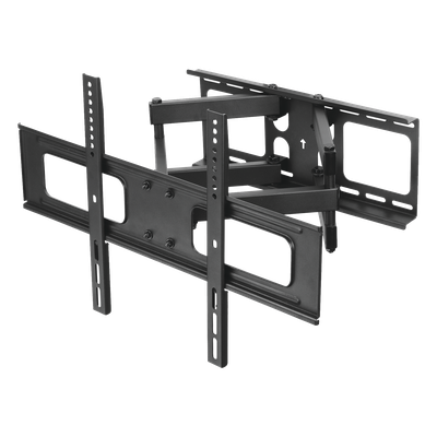 EPCOM - Montaje de Pared Universal Articulado para Monitores de 32 a 55" / Carga Máxima 50 Kg / Vesa 600 x 400 / 400 X 400 / 400 x 200 / Separacion de Pared de 7.6 cm a 51 cm / Acero / 15° de Inclinación