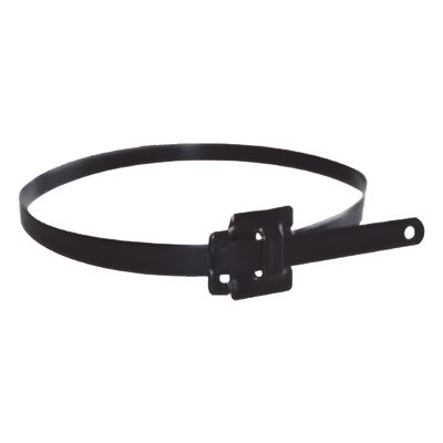 THORSMAN - Cincho de acero inoxidable reusable / 9.5mm ancho / 457mm largo / 50 piezas / 42.25 kg carga máxima / 15 pies equivalente