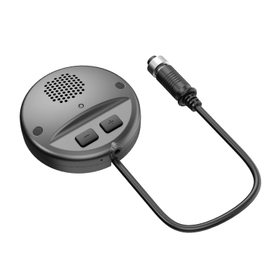 HIKVISION - Accesorio para Audio de 2 Vías /  Compatible con DVR Móvil HIKVISION / Conector Tipo Aviación / Micrófono y Altavoz Integrados