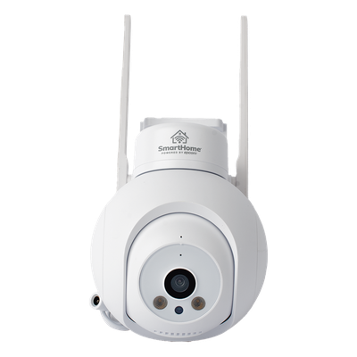 SMARTHOME BY EPCOM - Cámara PT IP / 2 Megapixel / 4G Cloud SIM Multicarrier / IR 15 m (49.2 ft) / Autoseguimiento Inteligente / Audio Bidireccional / IP65