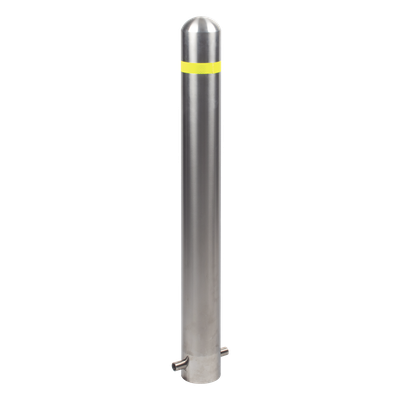 ACCESSPRO - Bolardo Fijo / Acero Inoxidable SS304 / 900 mm (2.95 ft) / Ø 114 mm / Espesor 2 mm / Operación Manual