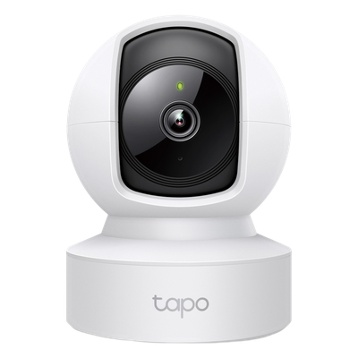 TP-LINK - Cámara IP PTZ Wi-Fi / 2K 2304x1296 px / Paneo 360° / Inclinación / IR 10 m (32.8 ft) / Audio Bidireccional / MicroSD 512 GB