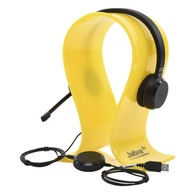 JABRA - Auricular Profesional / Cancelación Pasiva de Ruido / Conexión USB y 3.5 mm / Micrófono con Cancelación de Ruido / Control de Llamadas con LED / Plug and Play