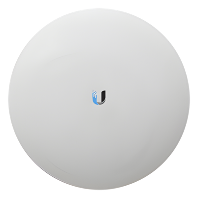 UBIQUITI - NanoBeam airMAX AC CPE hasta 330 Mbps, 2 GHz (2412 - 2472 MHz) con antena integrada de 13 dBi