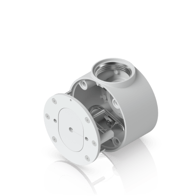 UBIQUITI - Camera Compact Junction Box – Caja de Conexiones Antimanipulación para Cámaras Compactas Dome y Turret Color Blanco