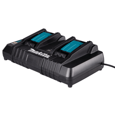 MAKITA - Cargador Rápido Doble para Batería Litio Ion de 18V LXT®