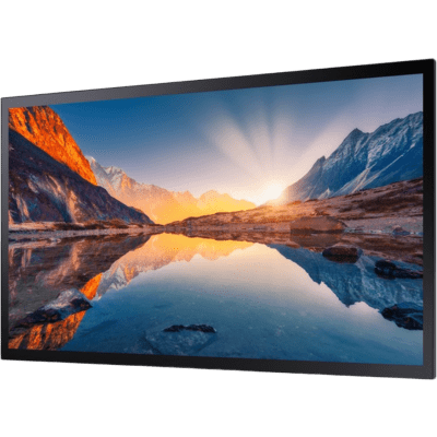 SAMSUNG ELECTRONICS - Pantalla Táctil de Señalización Digital / 32" (31.5 in) / FHD 1920x1080 / Panel VA 4000:1 / Brillo 300 cd/m² (con vidrio táctil) / Táctil 10 Puntos / Anti-Reflejo / MagicInfo S10 / Tizen 7.0 / Wi-Fi/BT / IP5x /