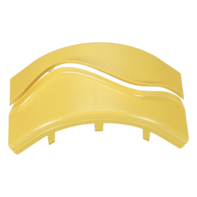 PANDUIT - Tapa de Bajada Vertical Exterior / 90° / Radio de Curvatura 50.8 mm / Canaleta 4x4 / Color Amarillo