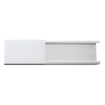 THORSMAN - Canaleta para Cableado / 17 x 35 mm / Tramo 2.5 m (8.2 ft) / PVC Rígido Auto-extinguible / Sin División / Área 202 mm²