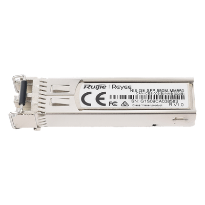 RUIJIE - Transceptor SFP Industrial / 1 Gbps / Multimodo LC / 550 m (1804.5 ft) / 850 nm / -40° a 85° C / DDM
