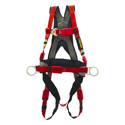 TULMEX - Arnés de Cuerpo Completo / Parada de Caídas y Posicionamiento / Cintas Poliéster 45 mm / Resistencia >2500 kg / Aislamiento PVC / Unitalla